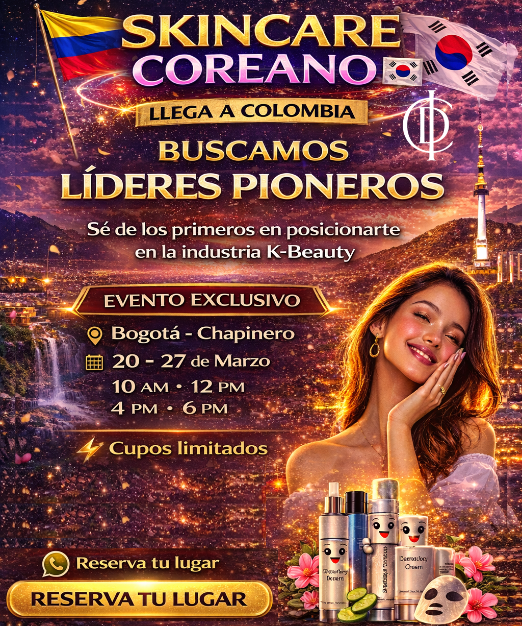 Evento Especial Lina Saballet K-Beauty Bogotá — 20 al 27 de marzo