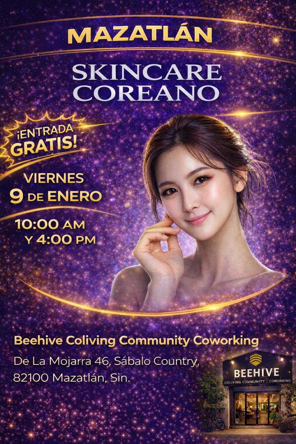 Skincare Coreano GRATIS — Mazatlán (Sinaloa) — 7, 8 y 9 de enero