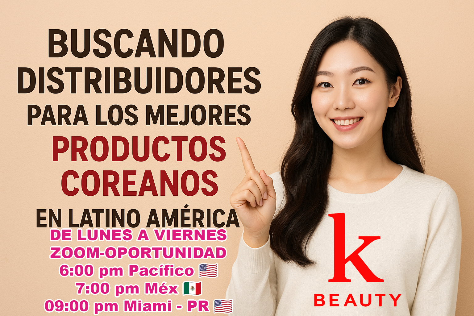 Zoom Oportunidad — Lunes a Viernes 6:00 pm Pacífico