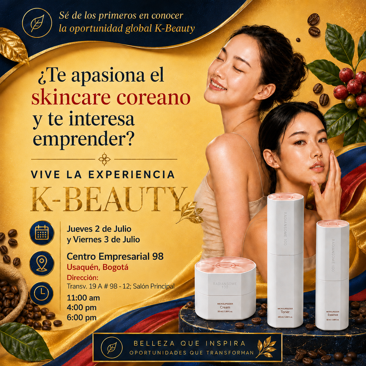Experiencia SKINCARE KOREANO-Usaquén