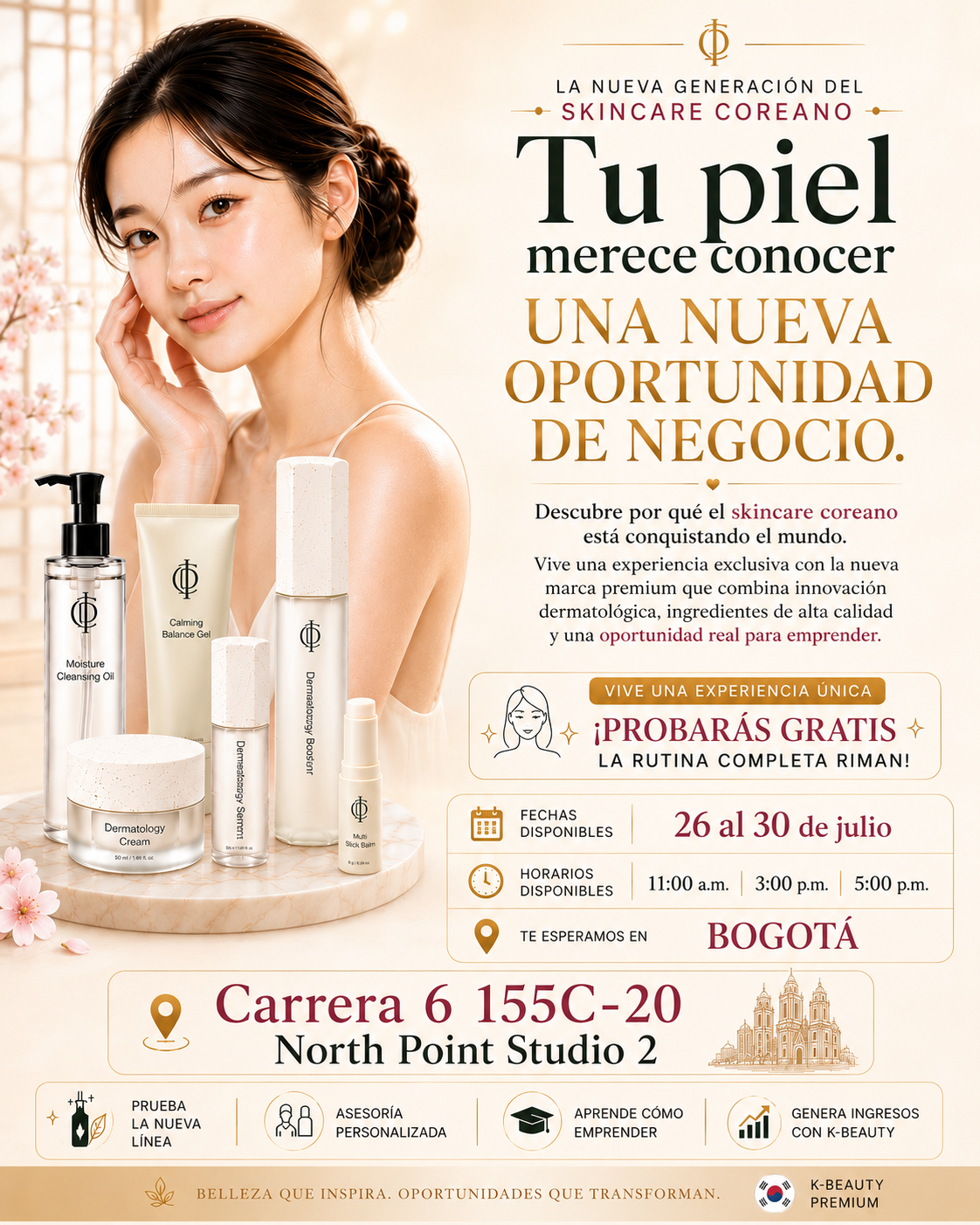 Experiencia Pionera K-Beauty Bogotá-North-Point