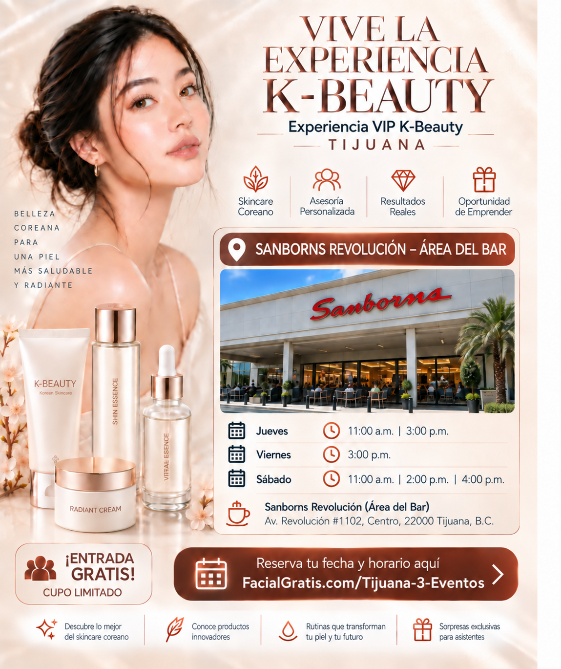 Experiencia K-Beauty · Sanborns Revolución